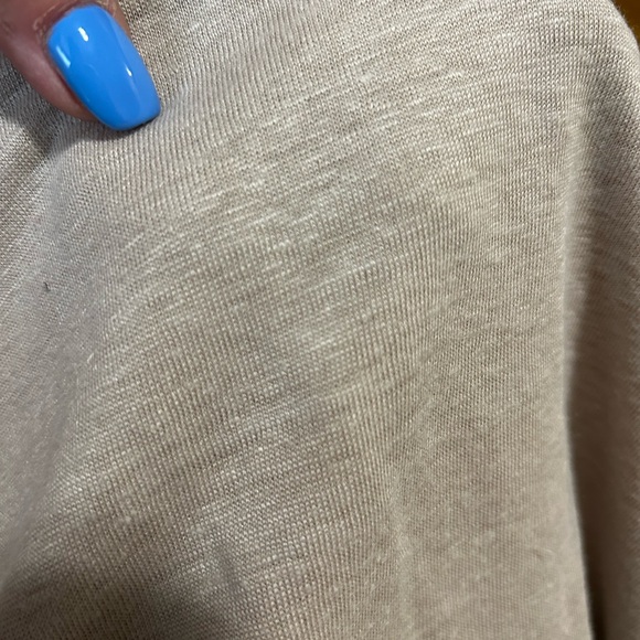 J. Jill Midi Linen Dress Pockets Size Small Tall - Picture 10 of 11